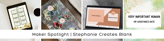 Creative Entrepreneur Stephanie Creates Blank: Digital and Physical Product Innovator