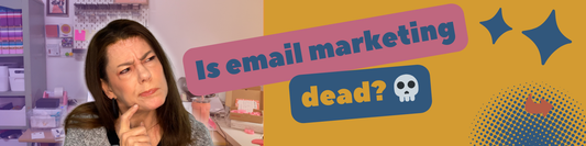 Person pondering about email marketing for small businesses