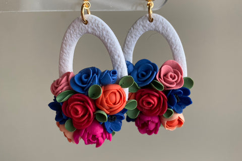 Pendientes Para Niña Con Forma De Helado - Color Morado, Aleación Hipoalergénica, 6 Cm De Largo, Diseño Dulce Y Veraniego